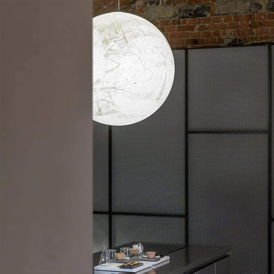 Suspension en soie Moon - design moderne