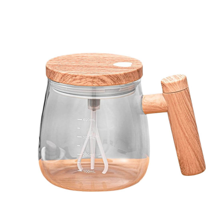 Handmixer Tasse aus Holz - 2-in-1 Smoothie Mixer