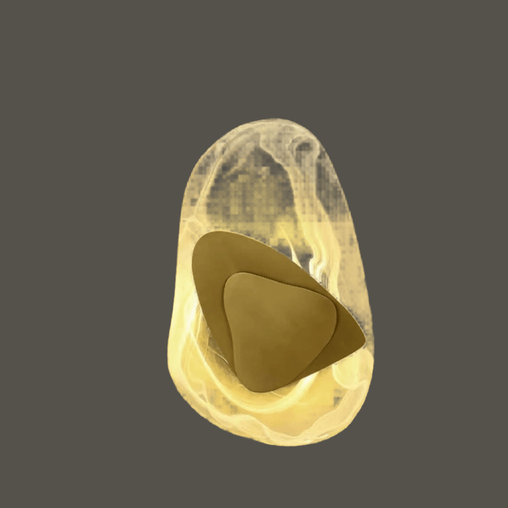 Applique murale LED moderne en verre