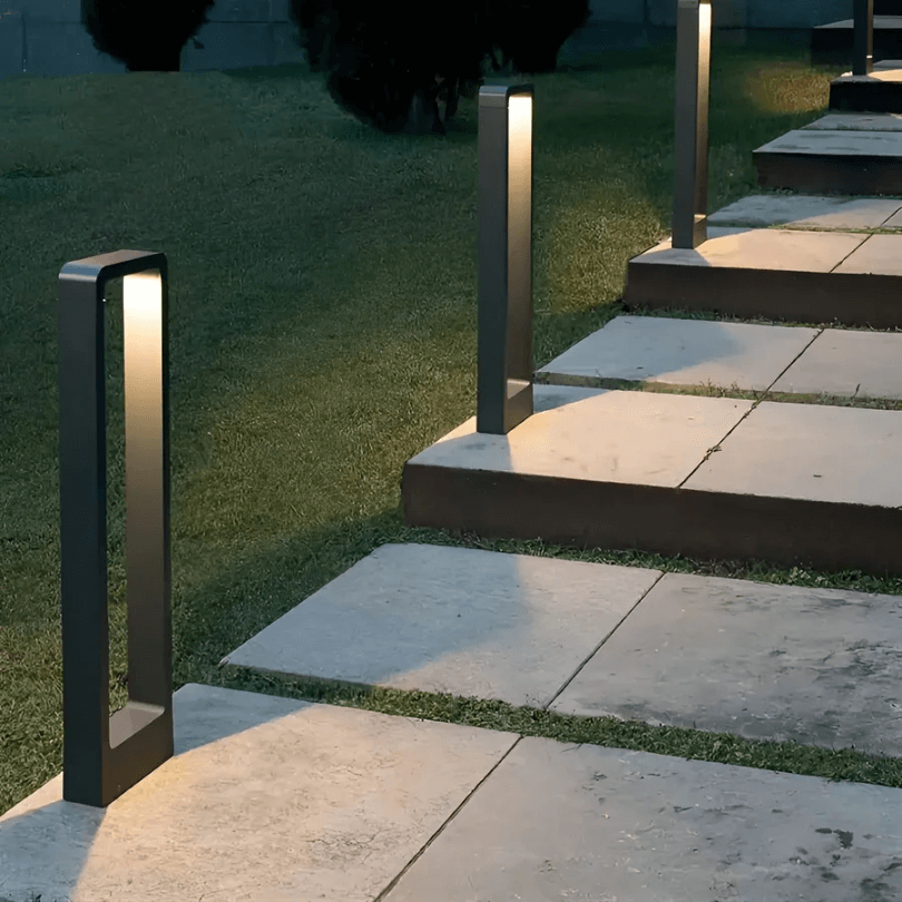 Moderne LED Gartenleuchte Außen Aluminium