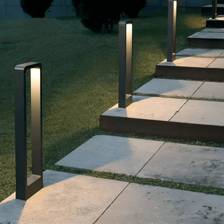 Moderne LED Gartenleuchte Außen Aluminium