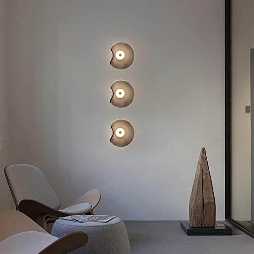 Applique murale LED moderne avec verre fumé