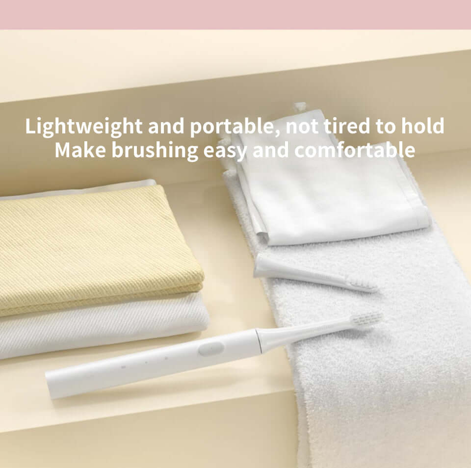 Elektrische Schallzahnbürste - Wasserdicht & USB-Ladestation