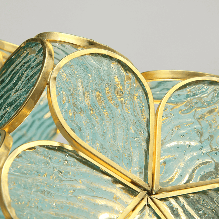 Suspension fleur en verre moderne nordique