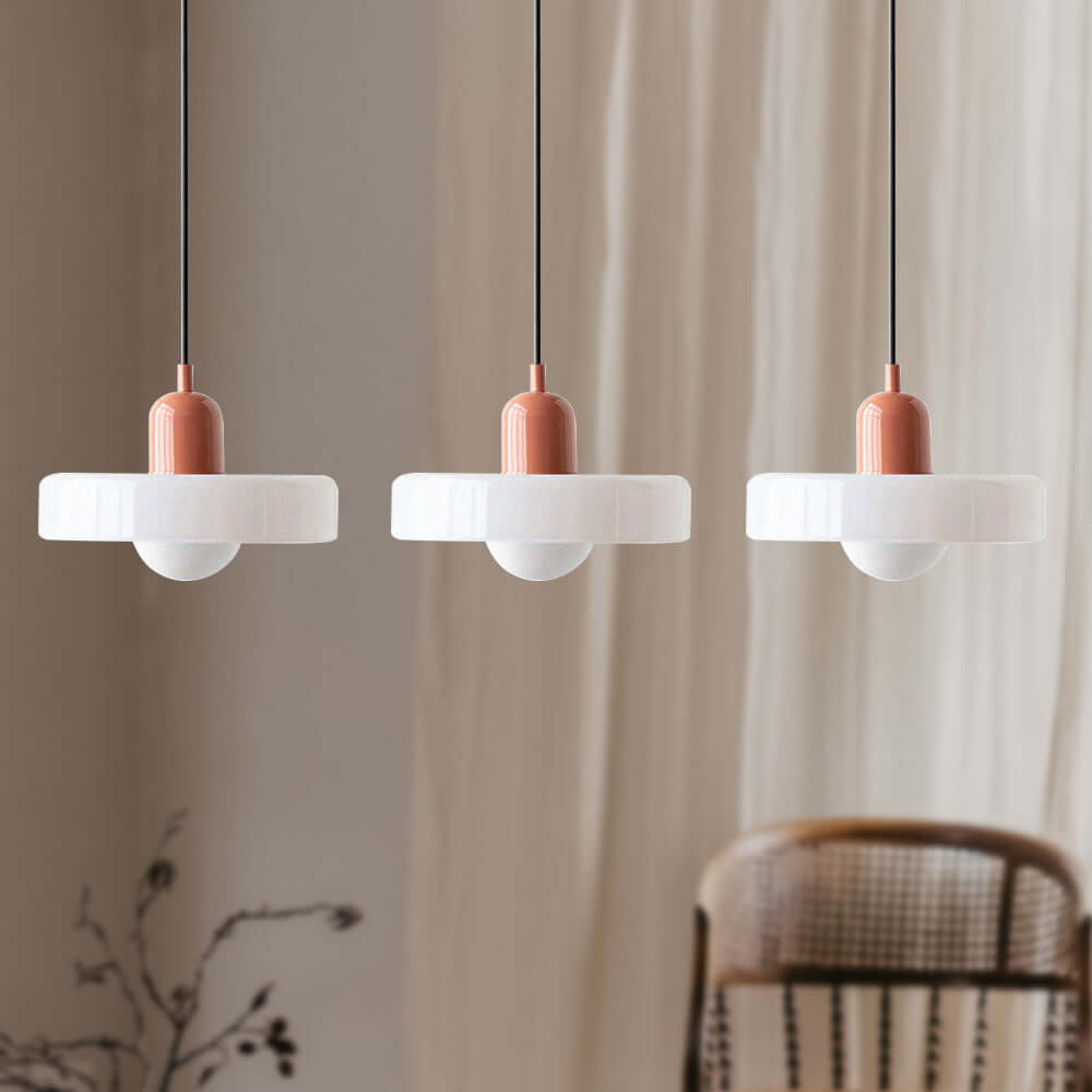 3-köpfige Bauhaus Pendelleuchte