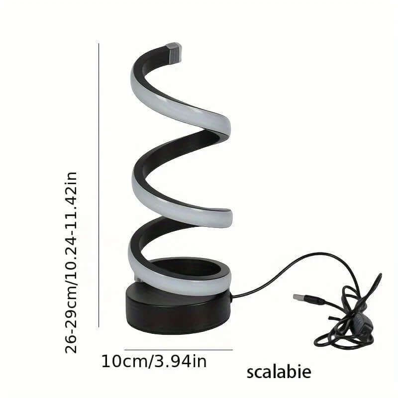 S-förmige LED Schreibtischlampe USB