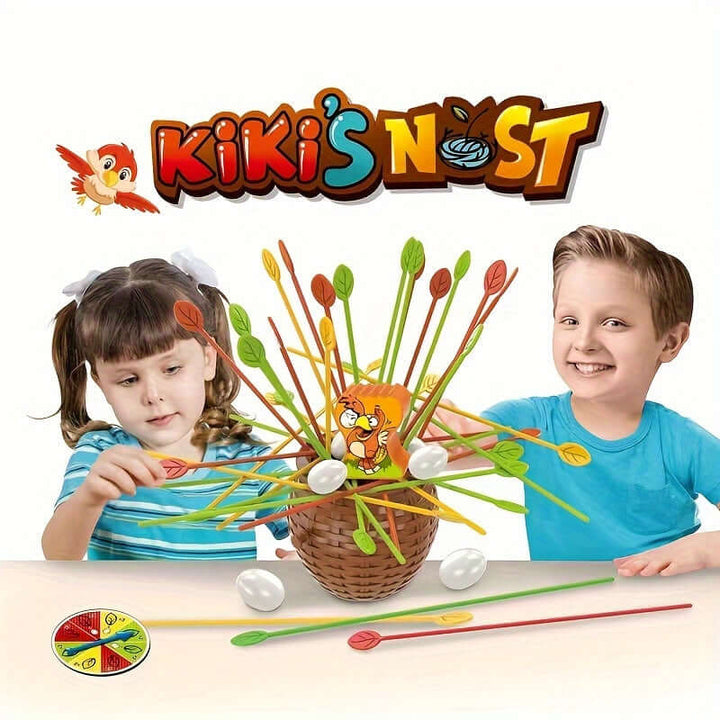 Jeu de stratégie pour enfants : construire un nid