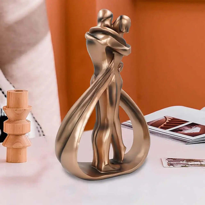 Sculpture d'amoureux - objet décoratif moderne