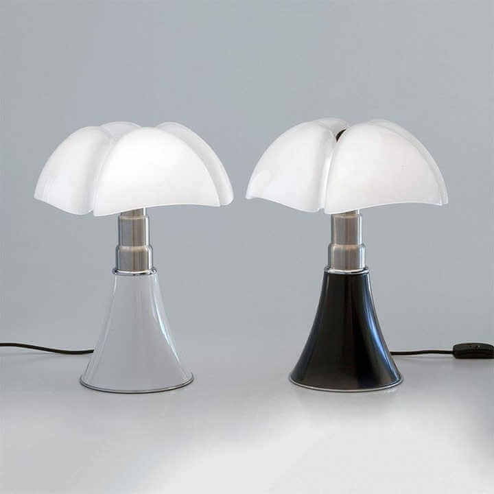 Lampe de table fleur LED acrylique design moderne