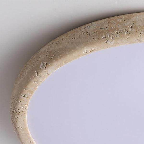 Plafonnier LED en pierre naturelle 38cm