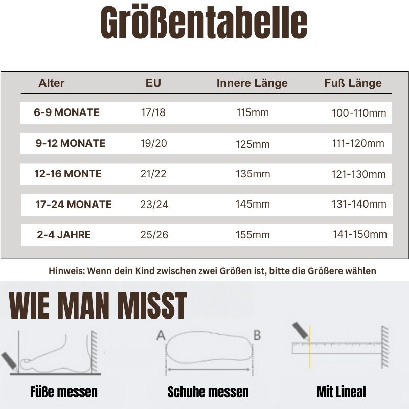 Babyschuhe - Atmungsaktive Sneakers für Kleinkinder