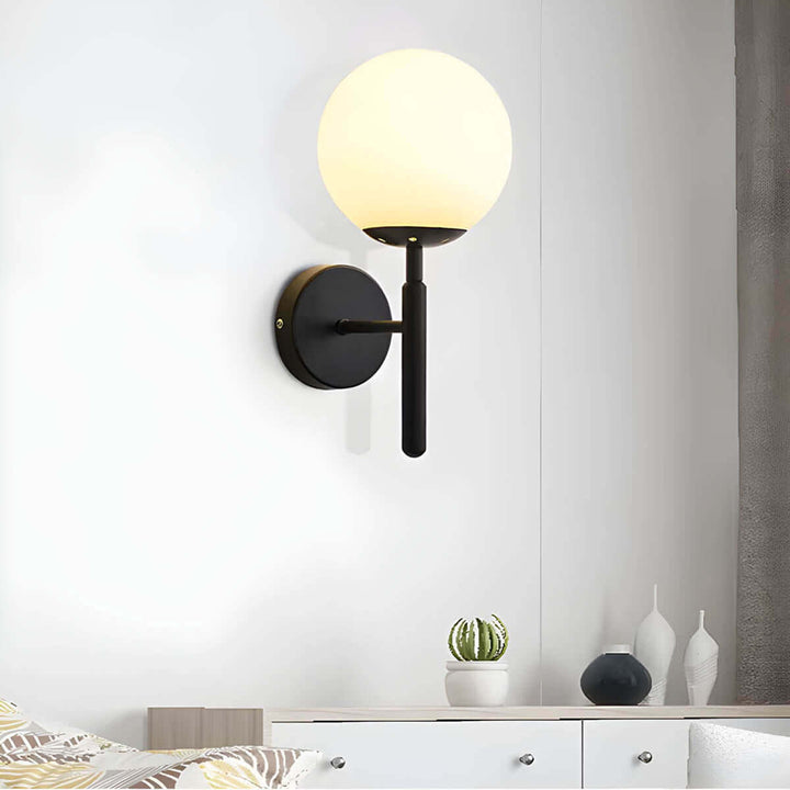 Applique murale élégante en verre de style vintage