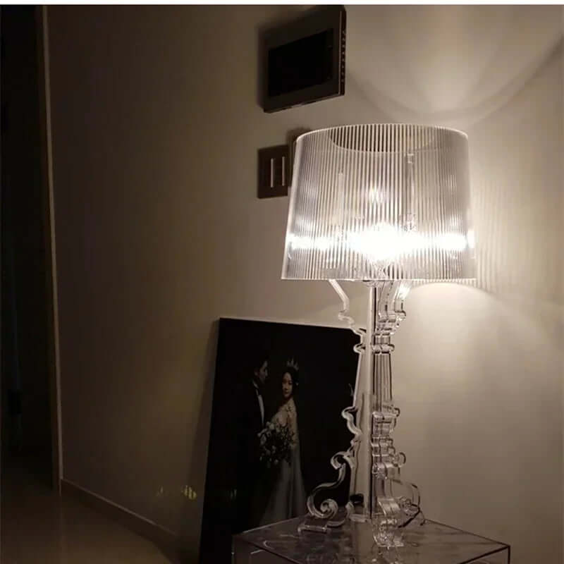 Verstellbare Acryl Tischlampe Barock Design