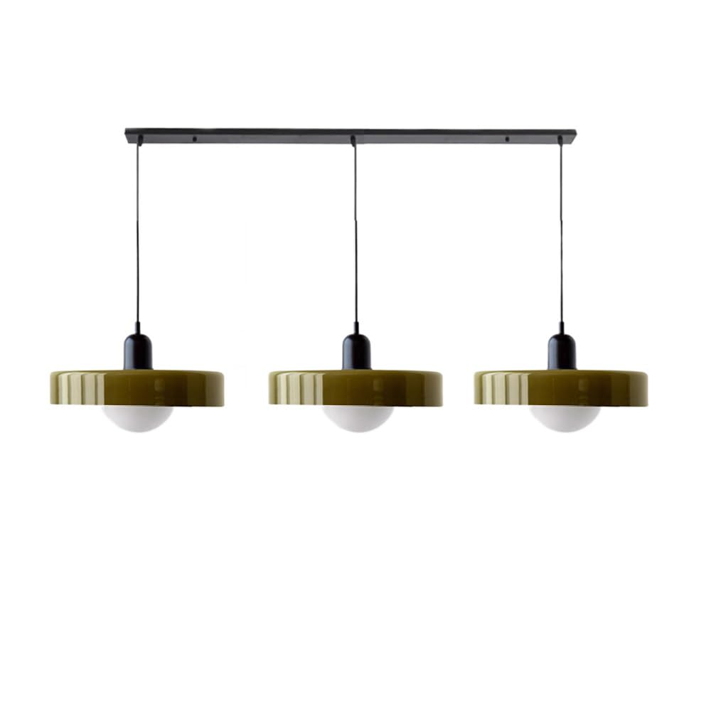 3-köpfige Bauhaus Pendelleuchte