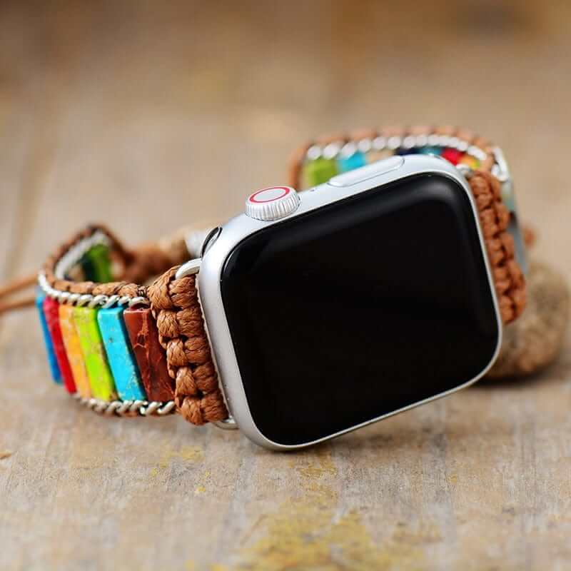 Bracelet wrap Chakra pour Apple Watch
