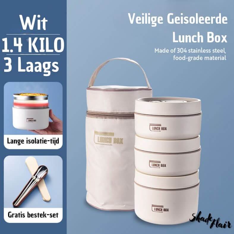Isolierter Edelstahl Lunchbehälter Set - LunchMate