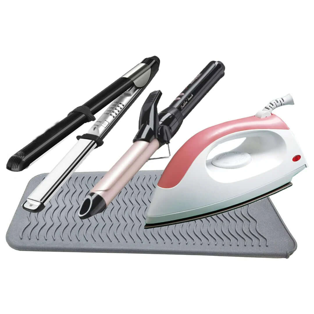 Dessous de verre en silicone résistant à la chaleur - tapis de protection de cuisine