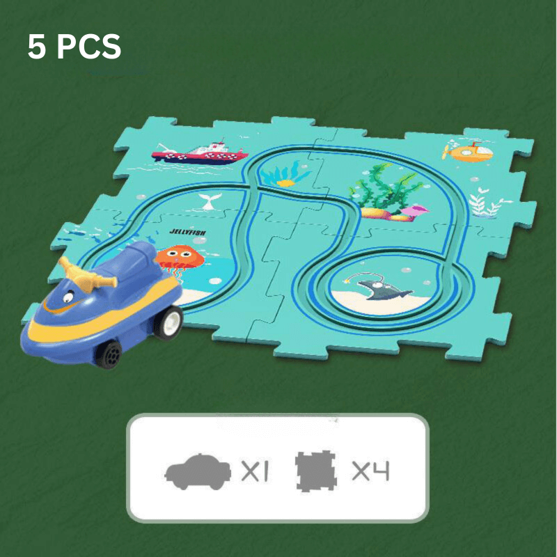 Kinder-Rennspielzeug: Kreativ-Puzzle