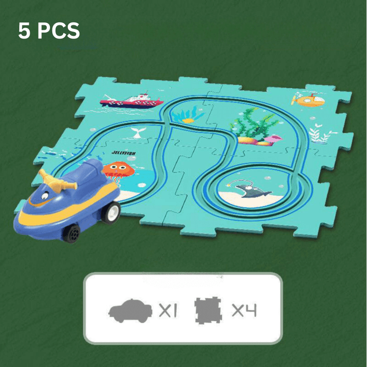 Kinder-Rennspielzeug: Kreativ-Puzzle