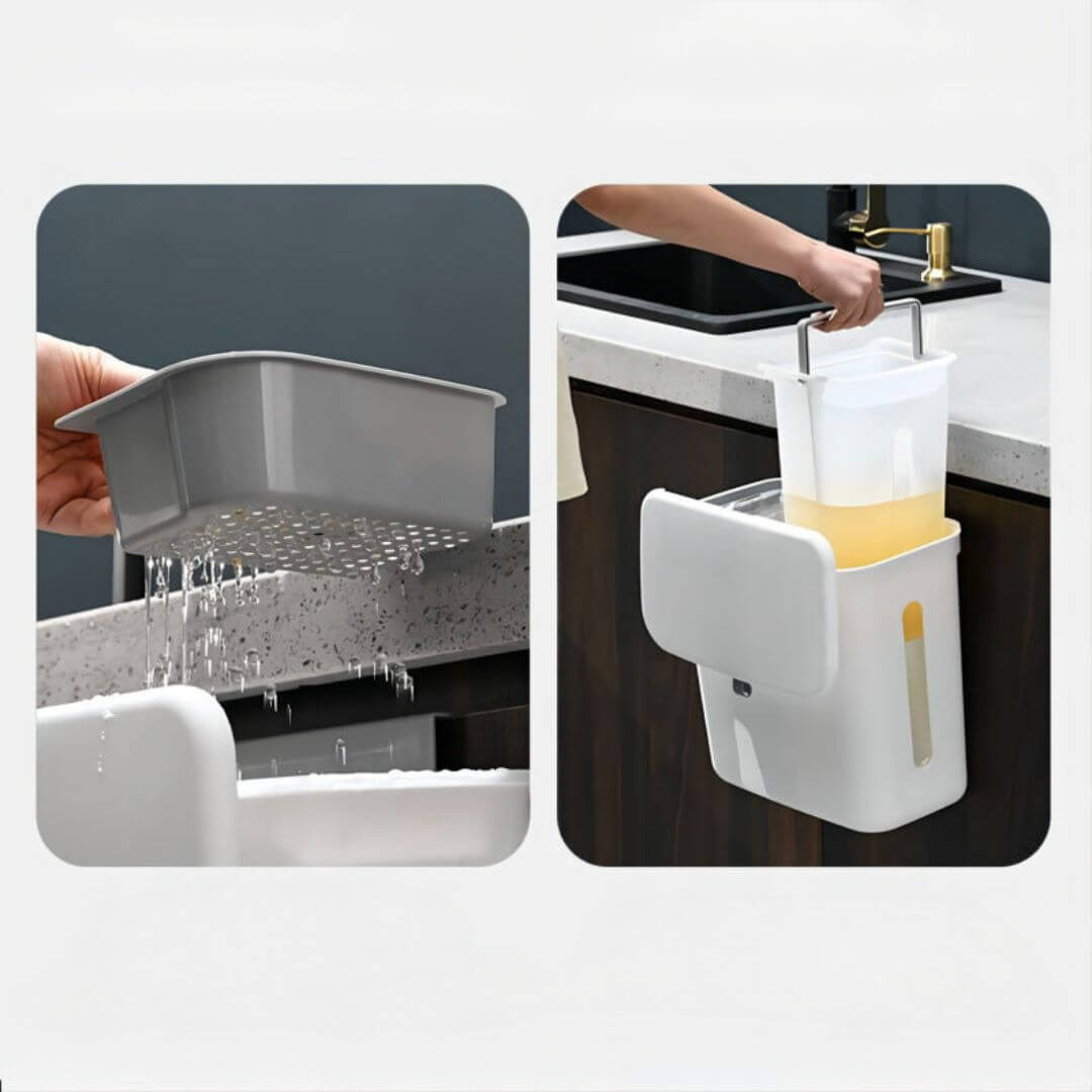 Multifunktionaler Abfalleimer - Platzsparer