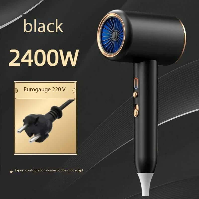 Sèche-cheveux 2400W avec technologie ionique - Séchage rapide et doux