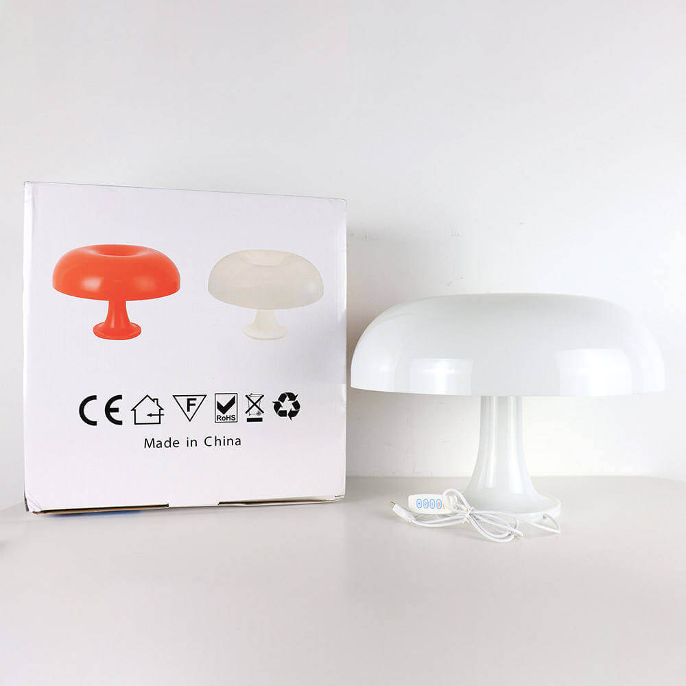 Lampe de table champignon minimaliste