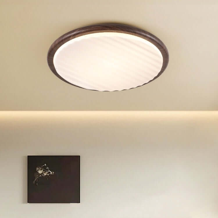 LED Deckenleuchte Holzoptik Schlafzimmer