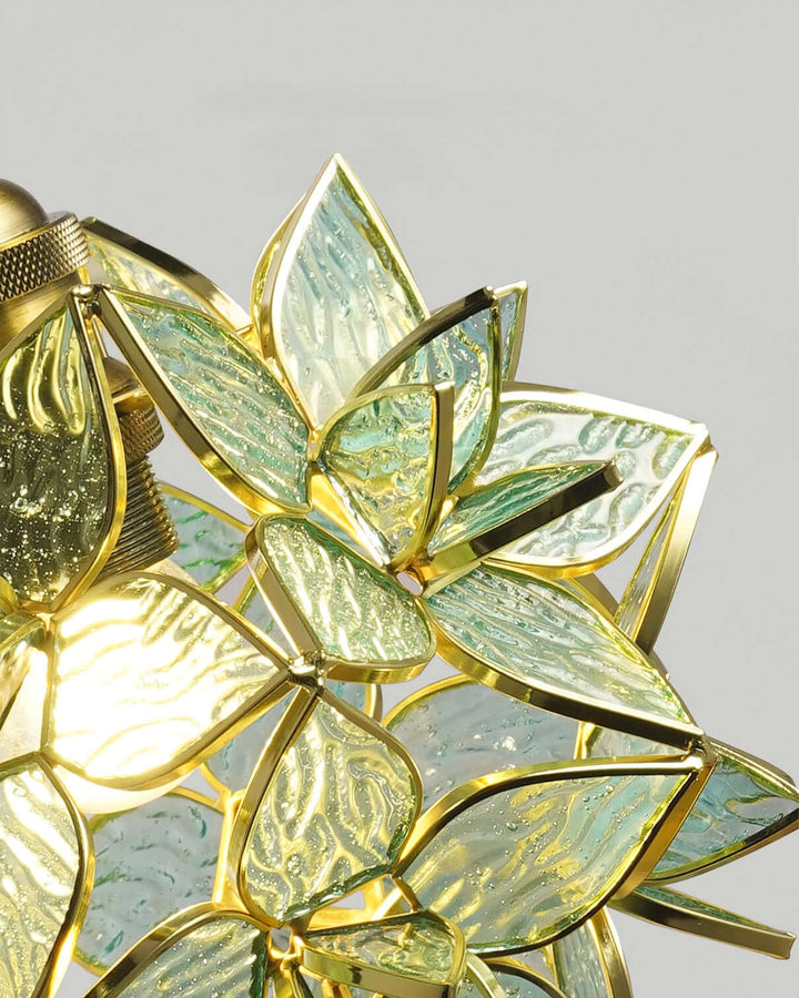 Lampe à suspension en coquillage Kapiz faite à la main