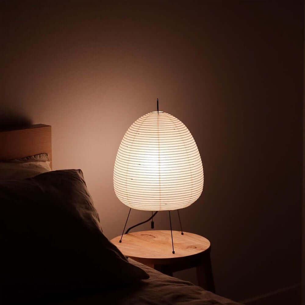 Lampe de table japonaise Yumi - lumière d'ambiance
