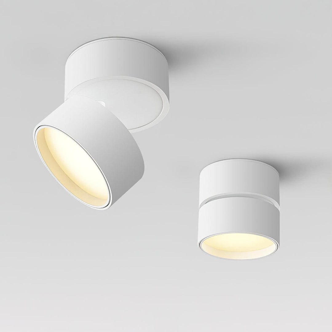 Plafonnier LED rotatif - blanc chaud