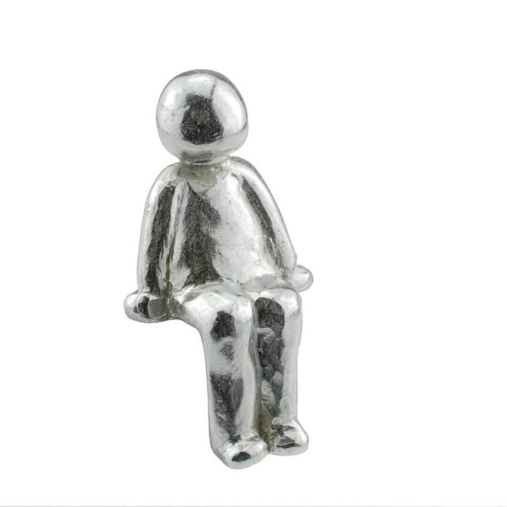 Familienskulptur Einheit Silber