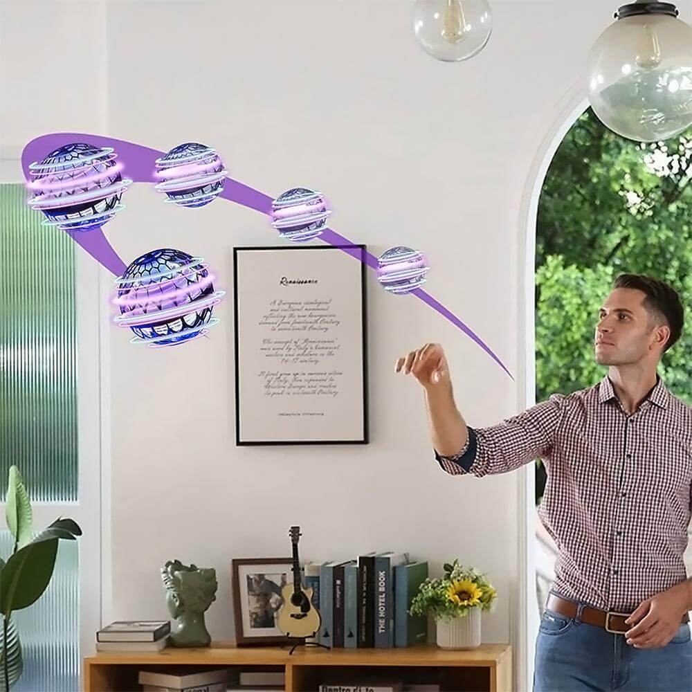 Leuchtender Boomerang-Ball - Magischer Spielspaß