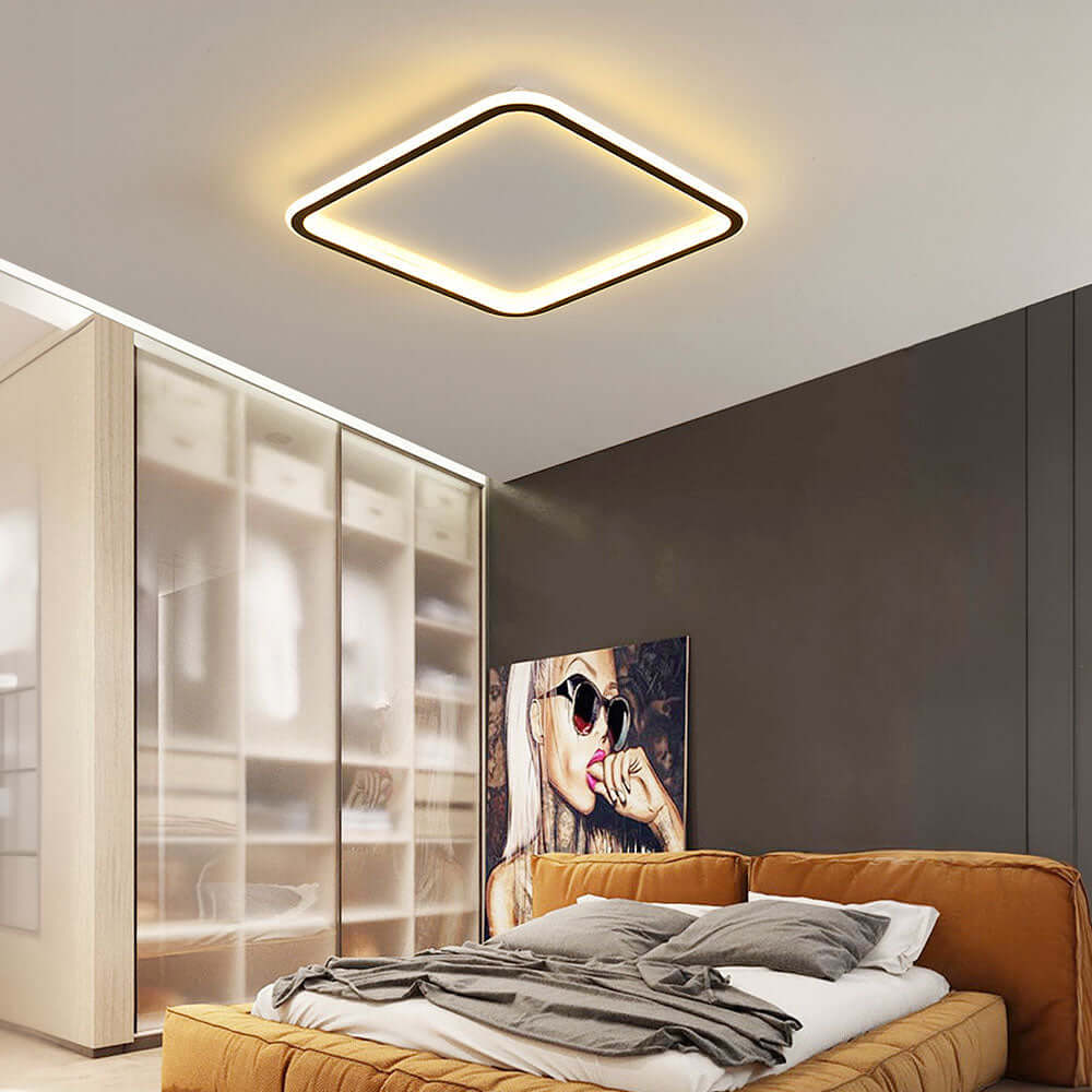 Quadratische LED Deckenleuchte