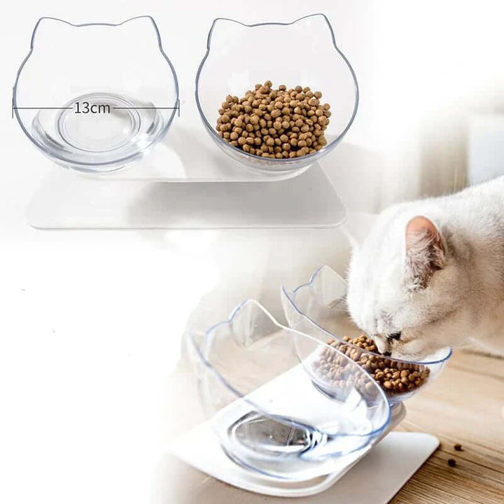 Gamelle surélevée pour chat - ergonomique et confortable