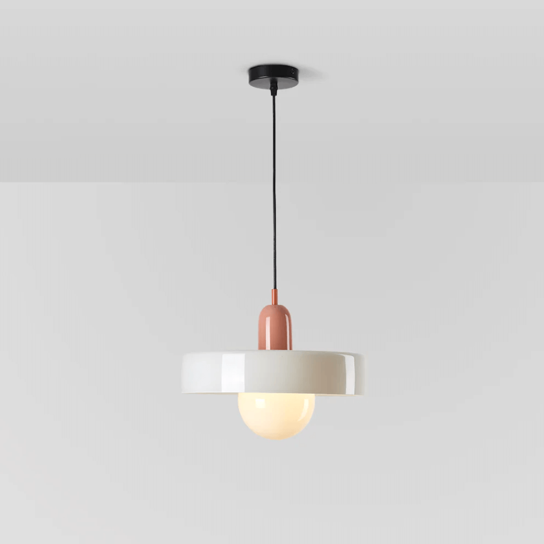 Lampe suspendue en verre à LED au design moderne