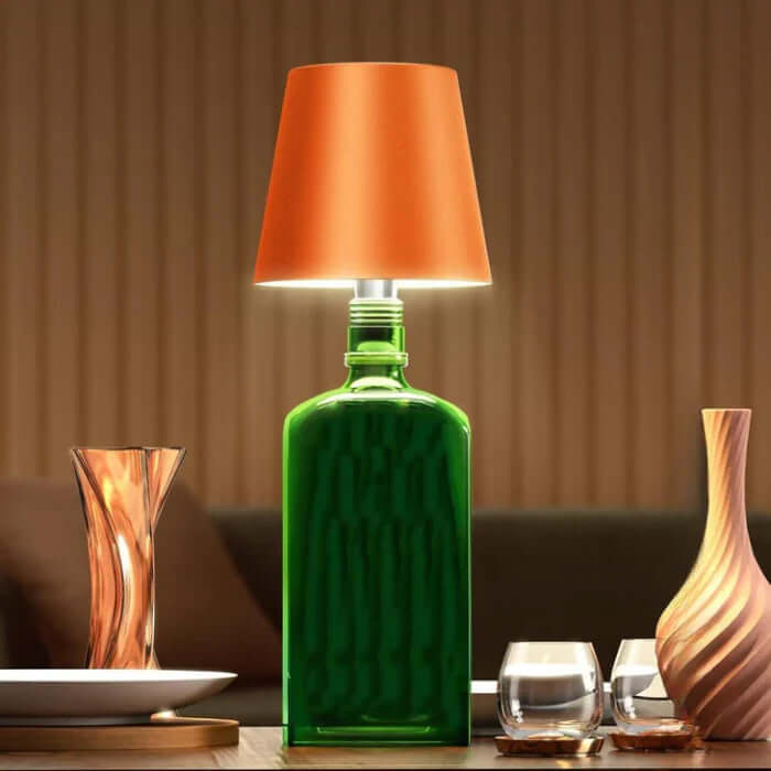Lampe de table LED à intensité variable, lampe tactile à piles, 3 couleurs de lumière