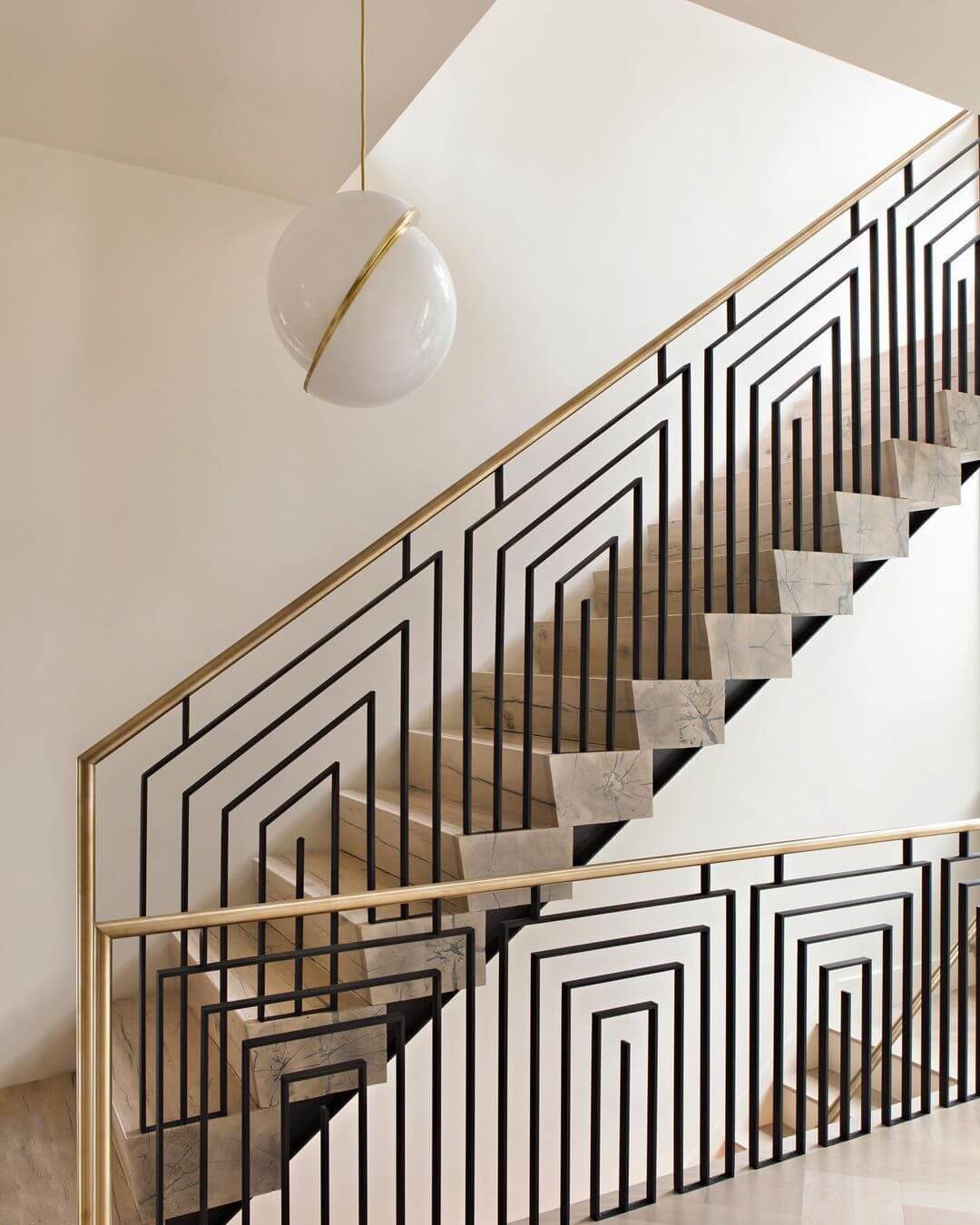 Suspension en forme de lune Design moderne