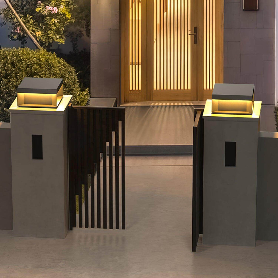 Solar-Außenpfostenleuchte - wetterfest