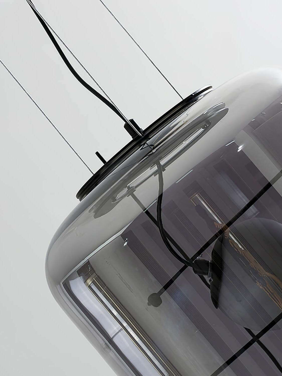 Suspension moderne en verre Ø 30cm