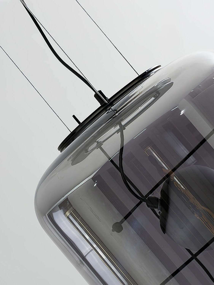 Suspension moderne en verre Ø 30cm