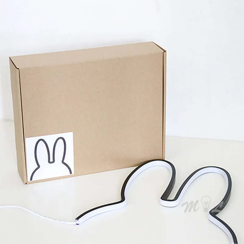 Veilleuse LED lapin, rechargeable par USB