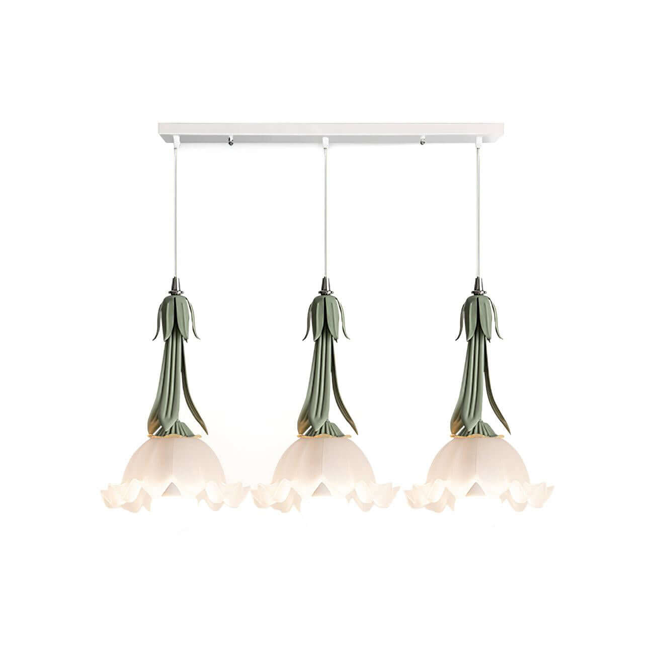 Blumen-Pendelleuchte - Elegant
