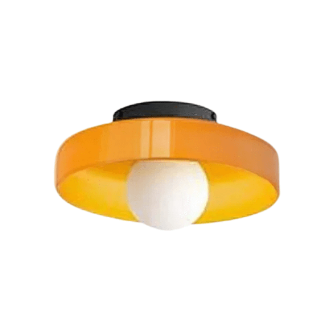 Runde LED Deckenleuchte Modern Glas Lampe