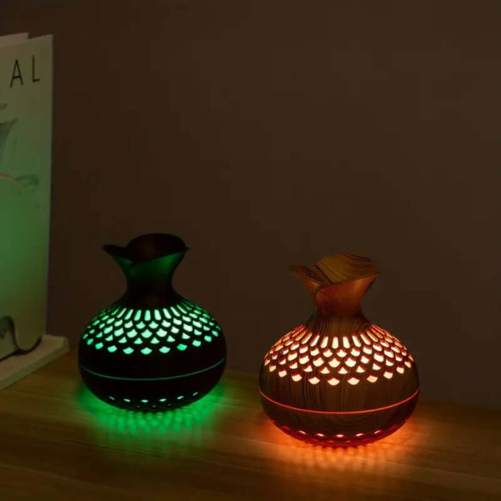 Aroma-Diffuser mit Blütendesign für Aromatherapie