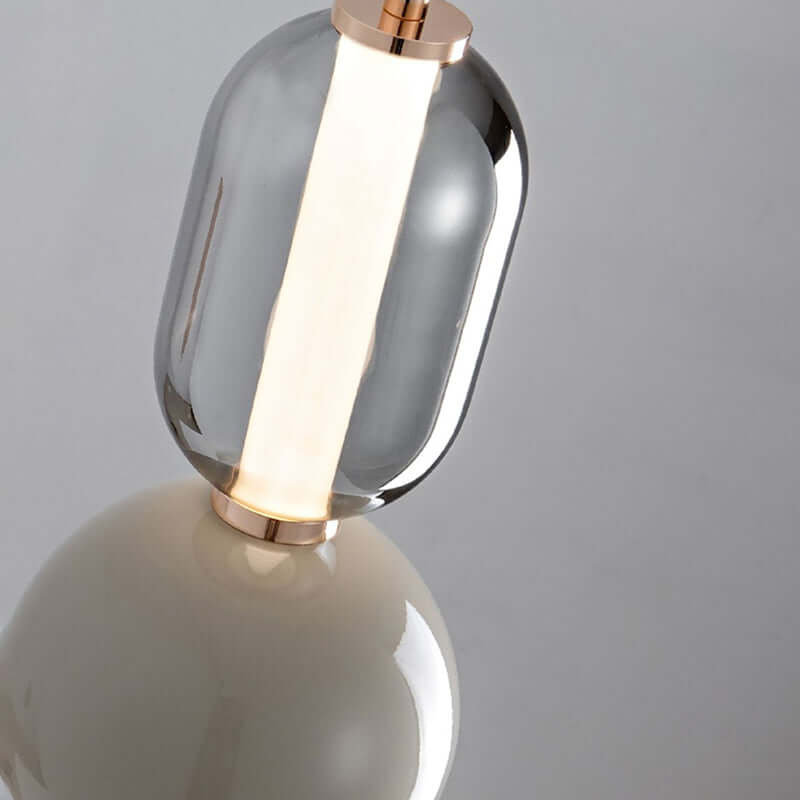 Skandinavische Design Pendelleuchte Glas & Eisen