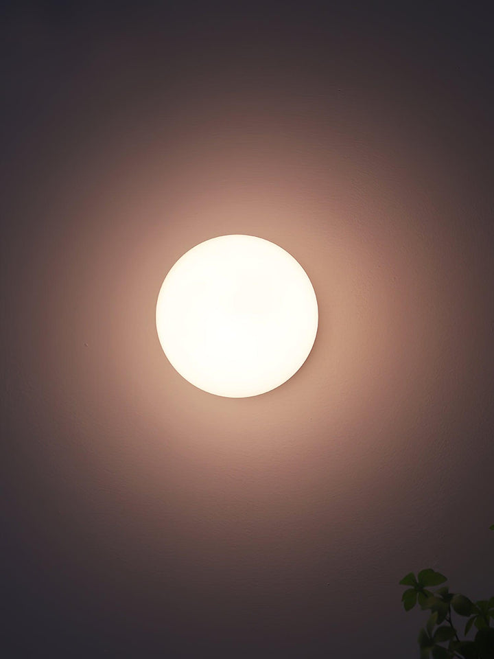 Applique murale moderne en verre rose