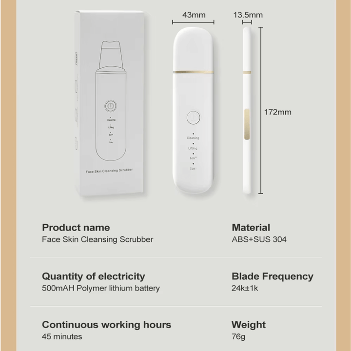 Ultraschall Hautreiniger Porenreiniger Mitesserentferner
