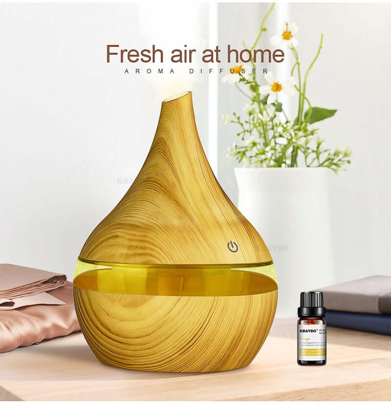 Humidificateur à ultrasons 500 ml avec LED et minuterie