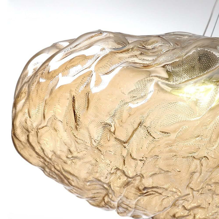 Suspension minimaliste à bulles de verre