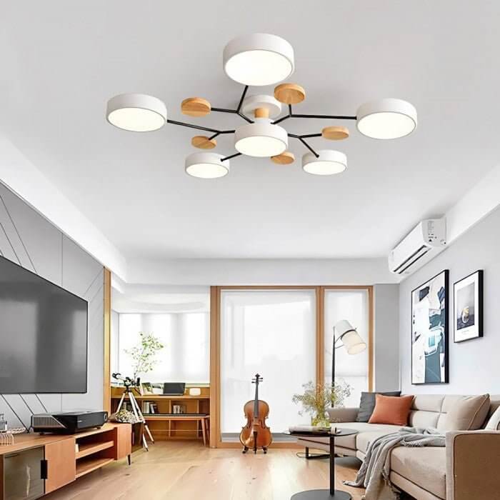 Verzweigte LED-Deckenleuchte Modernes Design